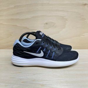 Nike Womens Lunarstelos Running Sneakers Shoes Blue Black 844736-009 Size 8.5